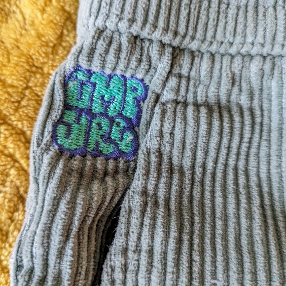 Light olive green corduroy pants size SMALL - Picture 2 of 7